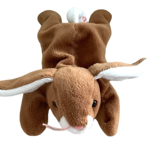 1995 Ty Beanie Babies EARS the Bunny - Vintage Plush Rabbit Bunny Easter Retired - Picture 6 of 8